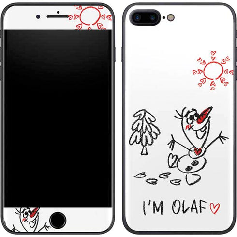 Disney Frozen I Am Olaf Art iPhone 8 Plus Skin